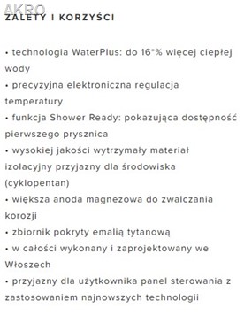 ARISTON ogrzewacz wody LYDOS ECO 80V litrów